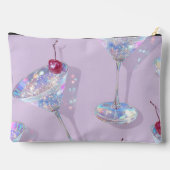 Persoonlijk Iridiserend Martini Glas Glitter Etui (Achterkant)
