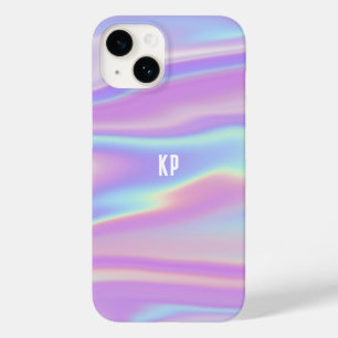 Persoonlijk Iridiserend Meisjesachtig Abstract Hed Case-Mate iPhone 14 Hoesje