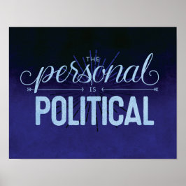 Persoonlijk is Politiek - 11x14 afdrukken Poster