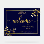 Persoonlijk islamitisch trouwbord – Acrylbord Acryl Bord (Voorkant)