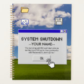Persoonlijk IT-pensioen Systeem afsluiten Retro Planner (Voorkant)