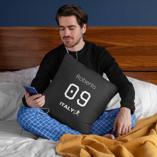 Persoonlijk Italiaans Elftal Professioneel Mono Kussen