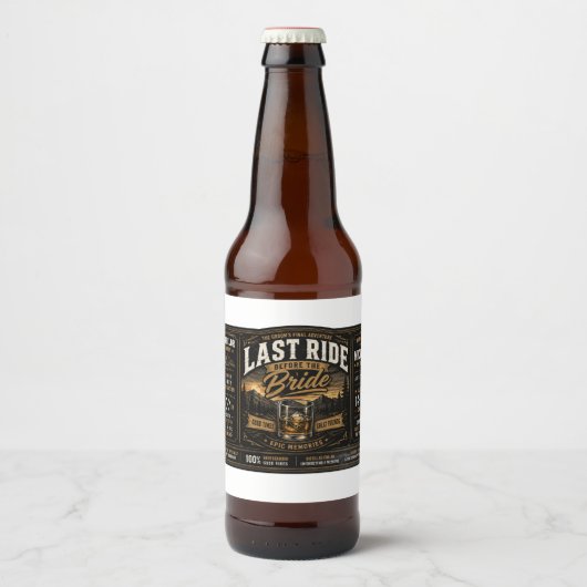 Persoonlijk jachtfeest bierfleslabel bier etiket (Voorkant)