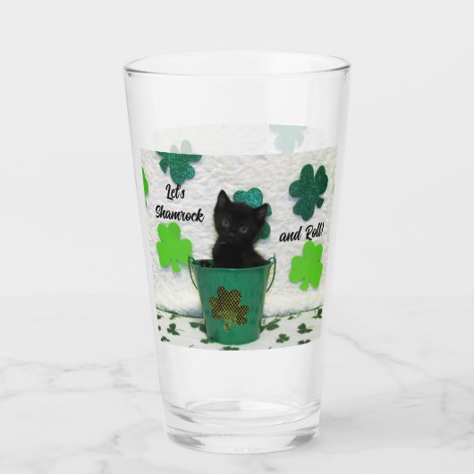 Persoonlijk - Jack the Cat's St. Patrick's Day Glas (Achterkant)