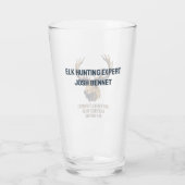 Persoonlijk jagen heb ik geen Therapist nodig Glas (Achterkant)