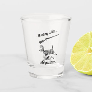 Persoonlijk jagen is een reddingsbok en een riffel shot glas