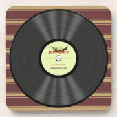 Persoonlijk Jazz Vinyl Record Onderzetter (Voorkant)