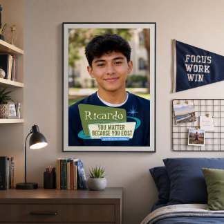 Persoonlijk 'Je Bent Belangrijk' Fotocadeau Poster
