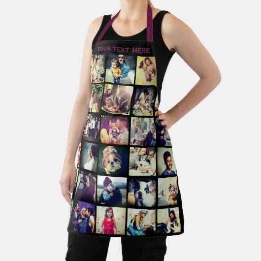 Persoonlijk je foto hier T-Shirt Schort (Insitu)