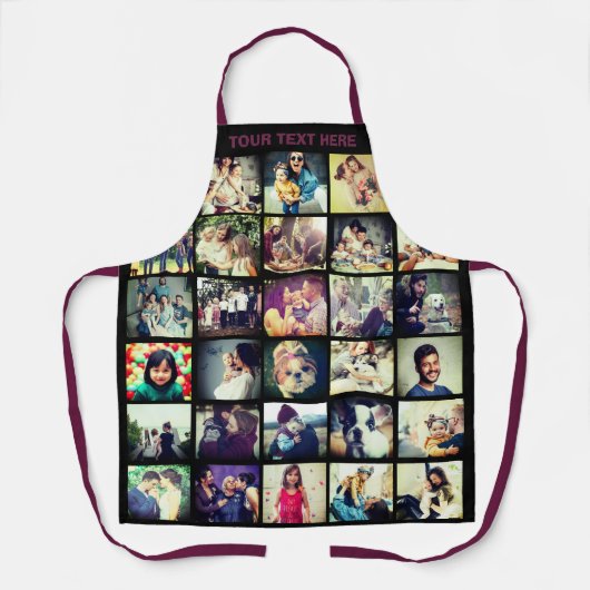 Persoonlijk je foto hier T-Shirt Schort (Voorkant)