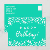 Persoonlijk - Je ziet er niet meer uit... Briefkaart (Voorkant / Achterkant)