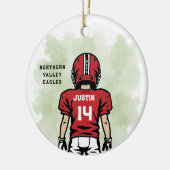 Persoonlijk Jeugd Voetbal Ornament (Links)