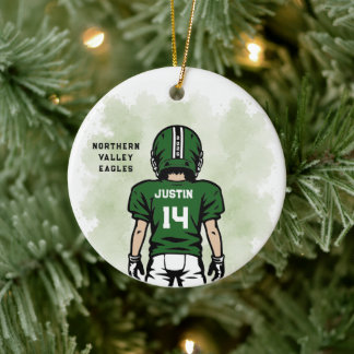 Persoonlijk Jeugdvoetbalornament Keramisch Ornament