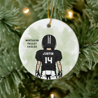 Persoonlijk Jeugdvoetbalornament Keramisch Ornament