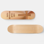 Persoonlijk Jezus Skateboard laat je BERICHT valle (Horizontaal)