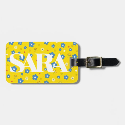 Persoonlijk jouw naam Acrylisch Bagagelabel (Voorkant horizontaal)