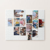 Persoonlijk Jubileum 13 Foto-collage Legpuzzel (Horizontaal)