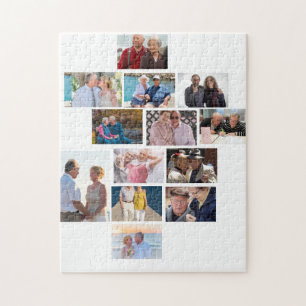 Persoonlijk Jubileum 13 Foto-collage Legpuzzel