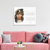 Persoonlijk Jubileum Foto & Vows Canvas Afdruk (Insitu (Woonkamer))