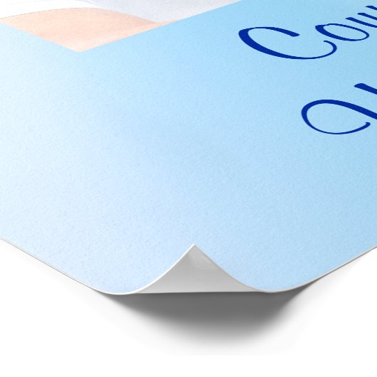 Persoonlijk Jubileum Poster, Foto en Tekst Poster (Hoek)