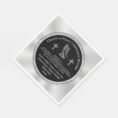 Persoonlijk Jubileum van de Kerk Napkins, Jouw tek Servet (Hoek)