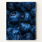 Persoonlijk Juicy Fruit Blauwebesemdesign Notitieboek (Achterkant)