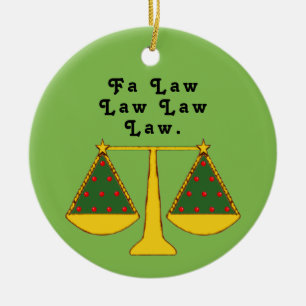 Persoonlijk Juristengeschenk Keramisch Ornament