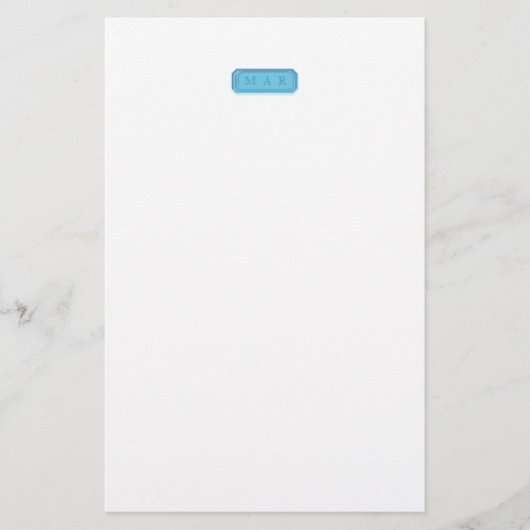 Persoonlijk juweel briefpapier (Voorkant)