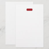 Persoonlijk juweel briefpapier (Voorkant / Achterkant)
