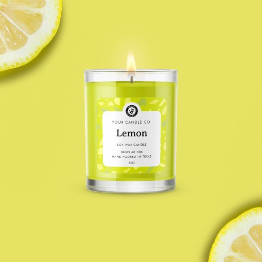 Persoonlijk Kaarslabel - Aanpasbare Sticker