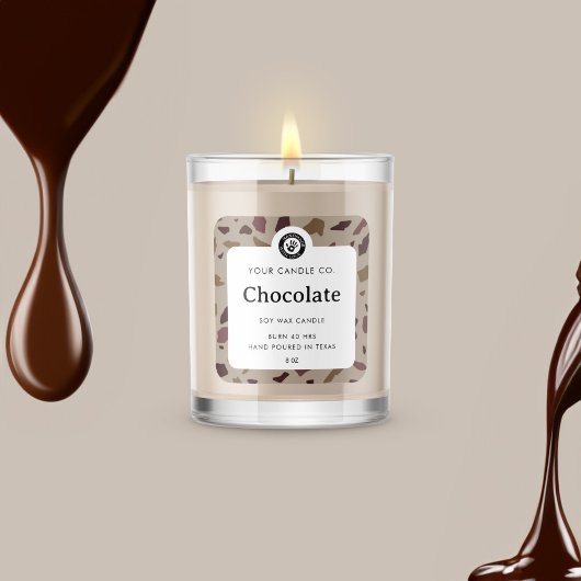 Persoonlijk Kaarslabel - Aanpasbare Sticker