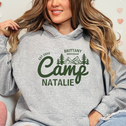 Persoonlijk Kampeer Bach Afscheidspartij Op Maat Hoodie