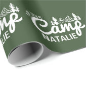 Persoonlijk Kampeer Bachelorette Feest Aangepast Cadeaupapier (Rol Hoek)