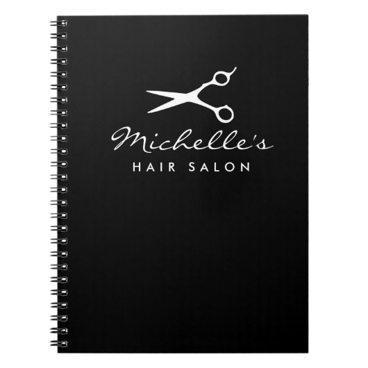 Persoonlijk kapper notitieboek voor kapsalon (Voorkant)