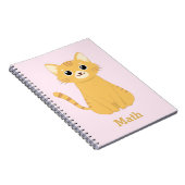 Persoonlijk kattenpatroon notitieboek (Rechterzijde)