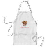 Persoonlijk Kawaii Cupcake Schort met Aangepaste N (Voorkant)