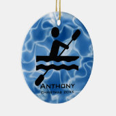 Persoonlijk Kayaking Ornament (Rechts)