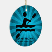 Persoonlijk Kayaking Ornament (Rechts)