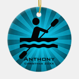 Persoonlijk Kayaking Ornament