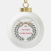 Persoonlijk keramische bal ornament (Voorkant)