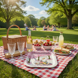 Persoonlijk Kersenbloesem Picknickplein Papieren Bordje