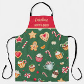 Persoonlijk Kerst Bakpatroon Schort (Voorkant)