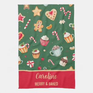 Persoonlijk Kerst Bakpatroon Theedoek