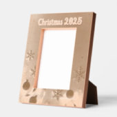 Persoonlijk Kerst Laser Gegraveerd Fotolijstje (Links)