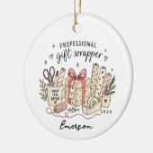 Persoonlijk Kerst Nieuw Thuis Keramisch Ornament (Links)