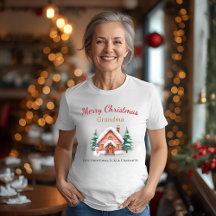 Persoonlijk kerst-oma-shirt cadeau