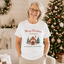Persoonlijk kerst-oma-shirt cadeau