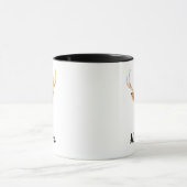 Persoonlijk Kerst Rendier Cadeau Mok (Midden)