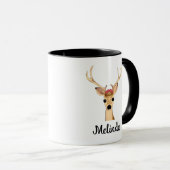 Persoonlijk Kerst Rendier Cadeau Mok (Voorkant rechts)