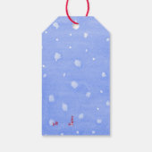 Persoonlijk kerstBeer kind Cadeaulabel (Achterkant)